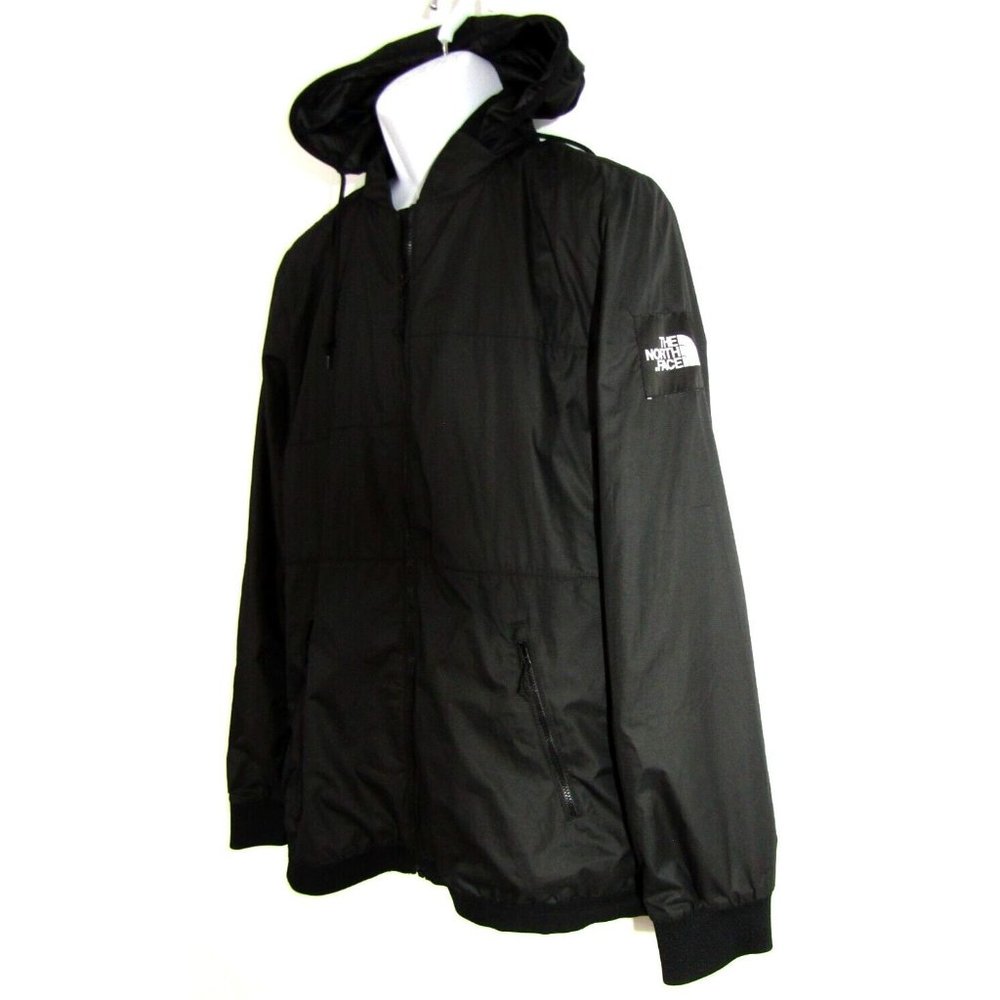 The North Face Windbreaker Rain Jacket Banded Waist Removable Hood Men's Large